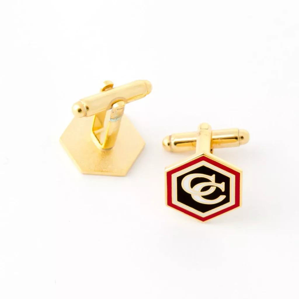 corporate logo cufflink