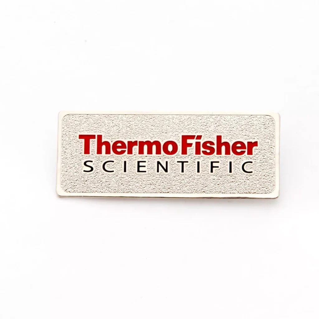etched equipment tags badge