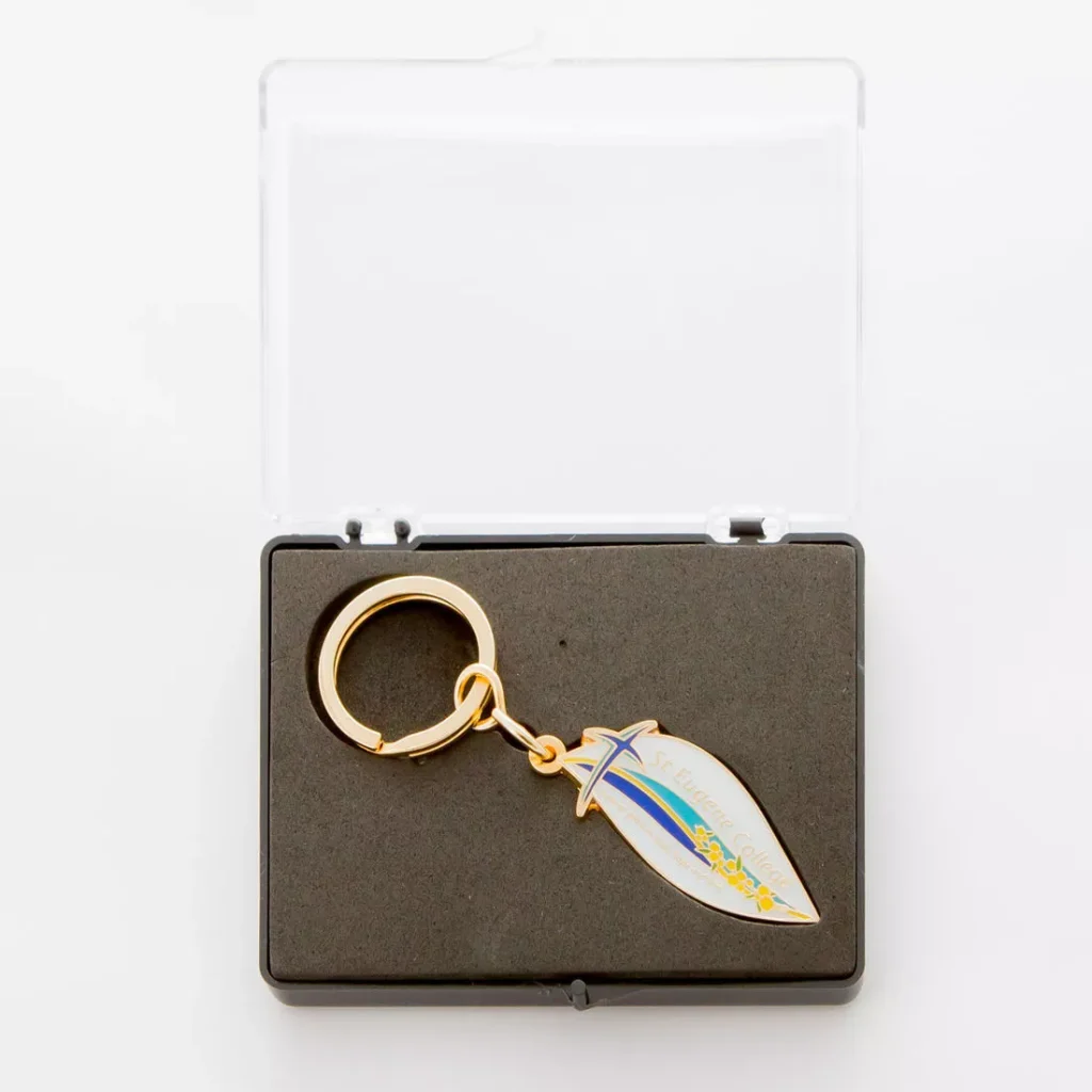 showcase event custom case keyring
